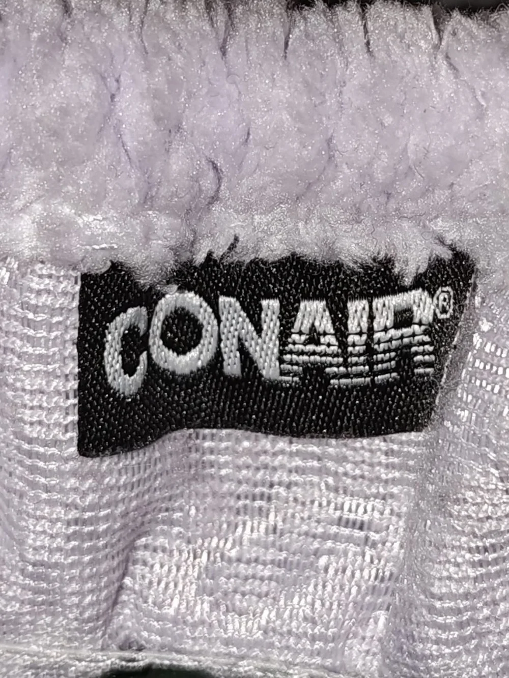 Lavender Pearl-Embellished Plush Hairband